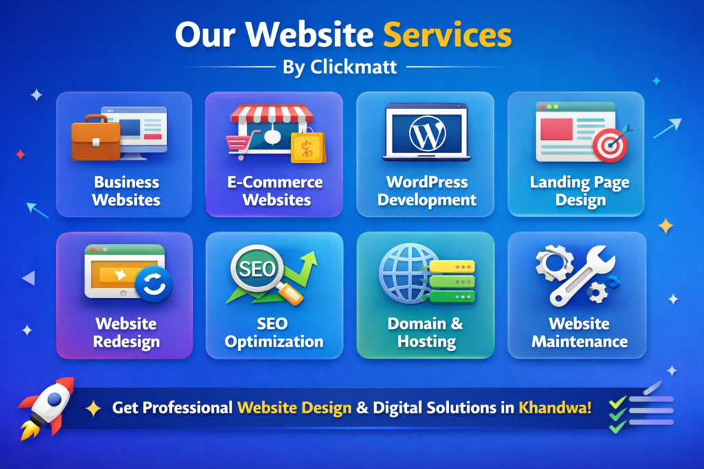 Website design in Khandwa, India